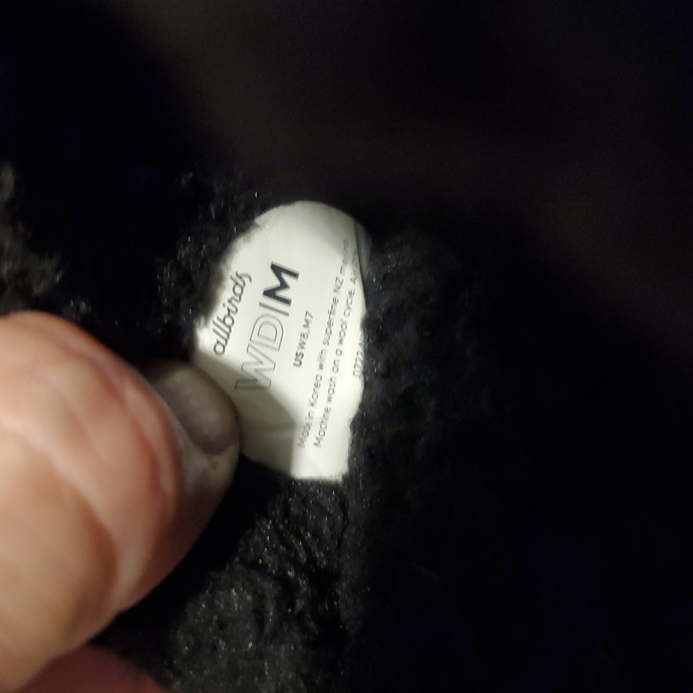Allbirds Wool Dweller Slippers in Natural Black Size 8 NWOB - Picture 6 of 11